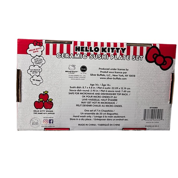 Sanrio Hello Kitty Ceramic Sushi Set - Brand New - Picture 6 of 15